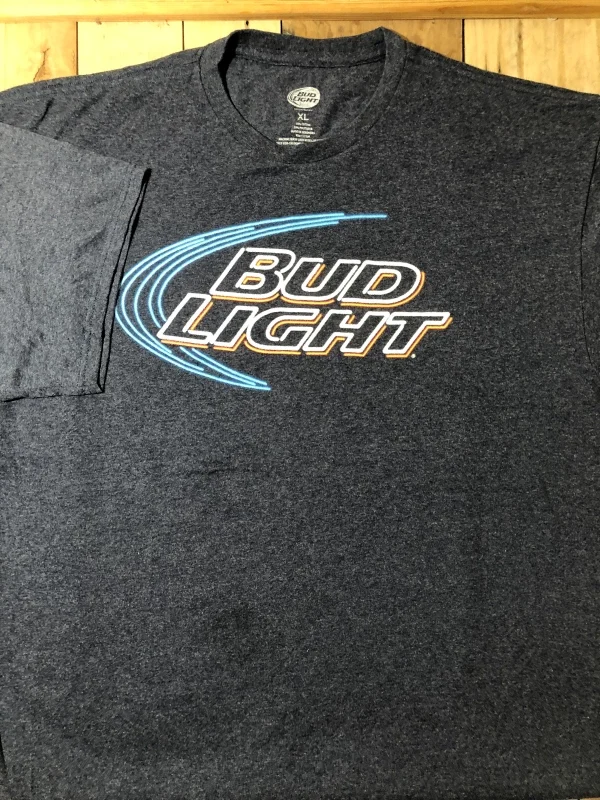 تیشرت استوک بنفش طرح BUD Light